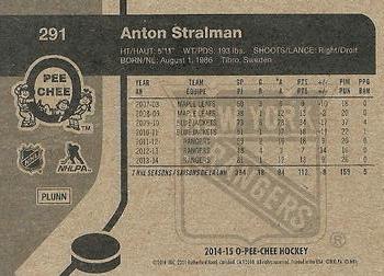 2014-15 O-Pee-Chee - Retro #291 Anton Stralman Back