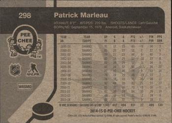 2014-15 O-Pee-Chee - Retro #298 Patrick Marleau Back