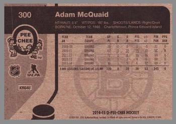 2014-15 O-Pee-Chee - Retro #300 Adam McQuaid Back