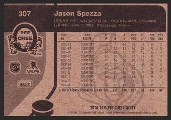 2014-15 O-Pee-Chee - Retro #307 Jason Spezza Back