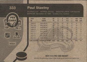 2014-15 O-Pee-Chee - Retro #333 Paul Stastny Back