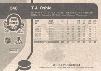2014-15 O-Pee-Chee - Retro #340 T.J. Oshie Back