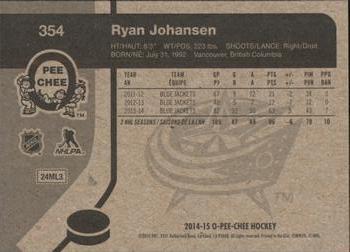 2014-15 O-Pee-Chee - Retro #354 Ryan Johansen Back