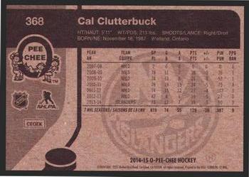 2014-15 O-Pee-Chee - Retro #368 Cal Clutterbuck Back