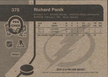 2014-15 O-Pee-Chee - Retro #378 Richard Panik Back