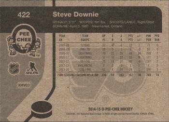 2014-15 O-Pee-Chee - Retro #422 Steve Downie Back