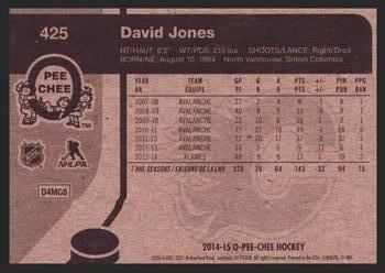 2014-15 O-Pee-Chee - Retro #425 David Jones Back