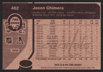 2014-15 O-Pee-Chee - Retro #462 Jason Chimera Back
