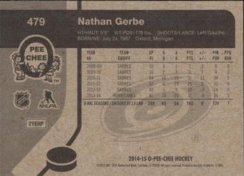 2014-15 O-Pee-Chee - Retro #479 Nathan Gerbe Back