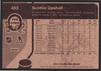 2014-15 O-Pee-Chee - Retro #483 Scottie Upshall Back
