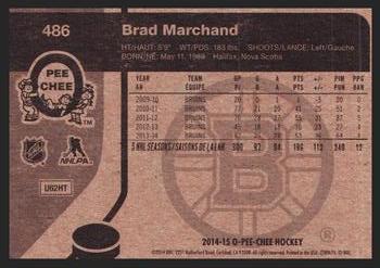 2014-15 O-Pee-Chee - Retro #486 Brad Marchand Back