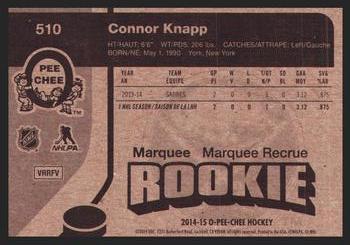 2014-15 O-Pee-Chee - Retro #510 Connor Knapp Back