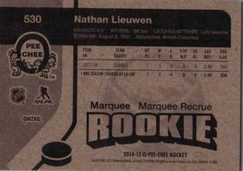 2014-15 O-Pee-Chee - Retro #530 Nathan Lieuwen Back