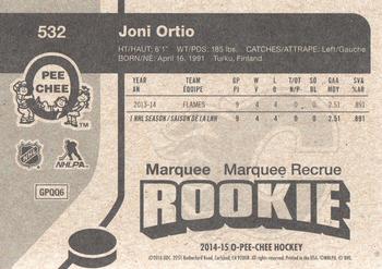 2014-15 O-Pee-Chee - Retro #532 Joni Ortio Back