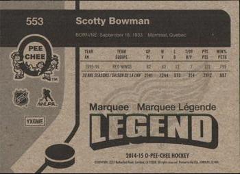 2014-15 O-Pee-Chee - Retro #553 Scotty Bowman Back