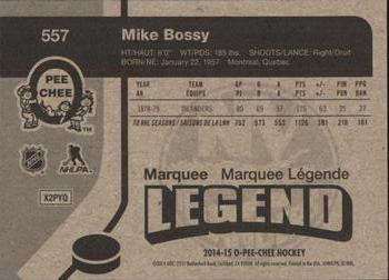2014-15 O-Pee-Chee - Retro #557 Mike Bossy Back