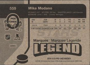 2014-15 O-Pee-Chee - Retro #559 Mike Modano Back