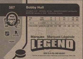2014-15 O-Pee-Chee - Retro #567 Bobby Hull Back