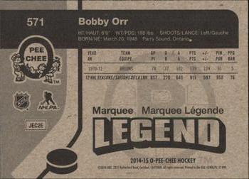 2014-15 O-Pee-Chee - Retro #571 Bobby Orr Back