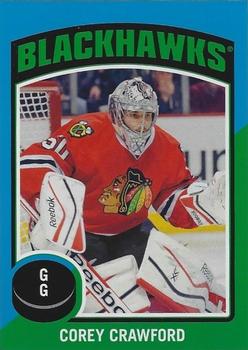 2014-15 O-Pee-Chee - Stickers #ST-6 Corey Crawford Front