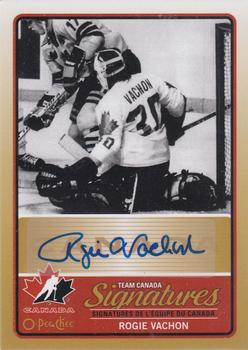 2014-15 O-Pee-Chee - Team Canada Signatures #TCS-RV Rogie Vachon Front