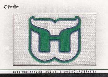 2014-15 O-Pee-Chee - Team Logo Patches #226 Hartford Whalers 1979-80 to 1991-92 (Alternate) Front
