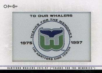 2014-15 O-Pee-Chee - Team Logo Patches #294 Hartford Whalers 1975-97 (