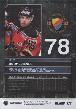 2010-11 SHL Elitset #173 Josef Boumedienne Back