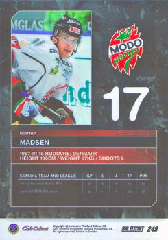 2010-11 SHL Elitset #249 Morten Madsen Back