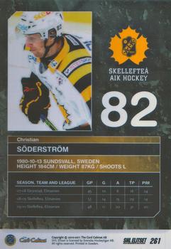 2010-11 SHL Elitset #261 Christian Soderstrom Back