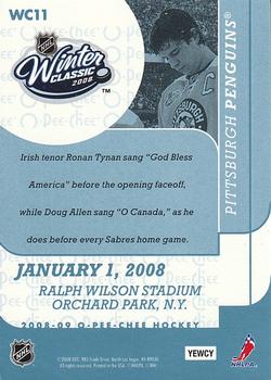 2008-09 O-Pee-Chee - Winter Classic Highlights #WC11 Pittsburgh Penguins Back