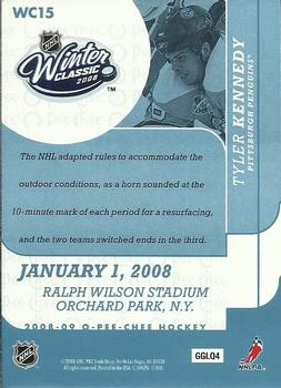 2008-09 O-Pee-Chee - Winter Classic Highlights #WC15 Tyler Kennedy Back
