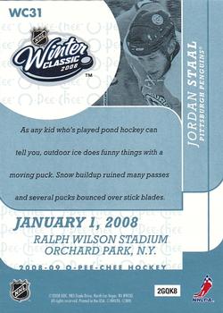 2008-09 O-Pee-Chee - Winter Classic Highlights #WC31 Jordan Staal Back