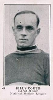 1924-25 William Paterson (V145-2) #44 Billy Coutu Front