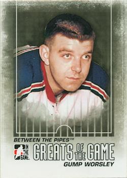 2009-10 In The Game Between The Pipes #125 Gump Worsley Front