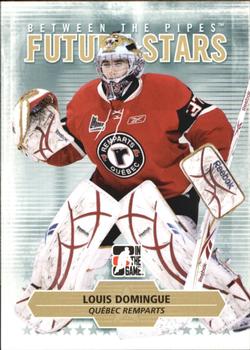 2009-10 In The Game Between The Pipes #49 Louis Domingue Front