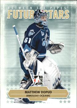 2009-10 In The Game Between The Pipes #53 Matthew Dopud Front