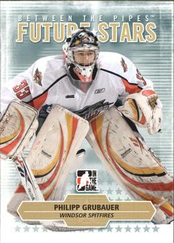 2009-10 In The Game Between The Pipes #71 Philipp Grubauer Front