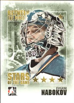 2009-10 In The Game Between The Pipes #80 Evgeni Nabokov Front