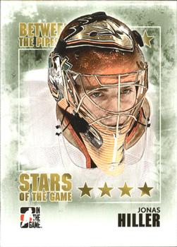 2009-10 In The Game Between The Pipes #85 Jonas Hiller Front