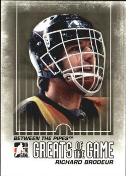 2009-10 In The Game Between The Pipes #134 Richard Brodeur Front