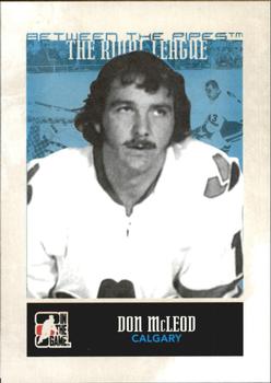 2009-10 In The Game Between The Pipes #141 Don McLeod Front