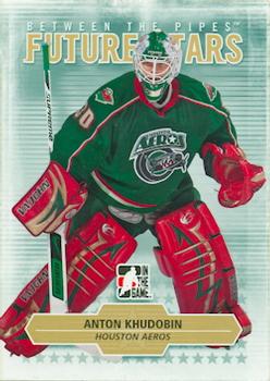 2009-10 In The Game Between The Pipes #3 Anton Khudobin Front