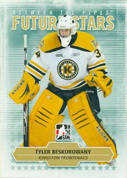 2009-10 In The Game Between The Pipes #75 Tyler Beskorowany Front