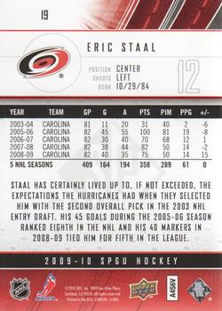 2009-10 SP Game Used #19 Eric Staal Back