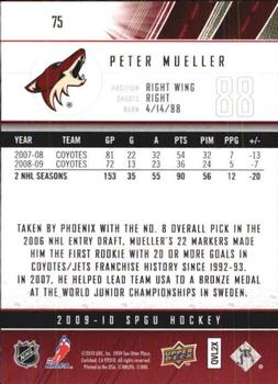 2009-10 SP Game Used #75 Peter Mueller Back