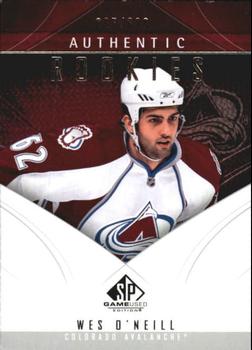 2009-10 SP Game Used #102 Wes O'Neill Front