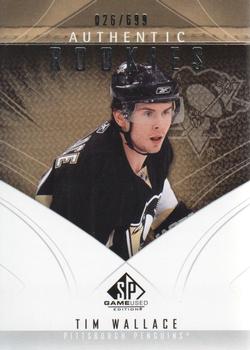 2009-10 SP Game Used #109 Tim Wallace Front