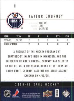 2009-10 SP Game Used #111 Taylor Chorney Back