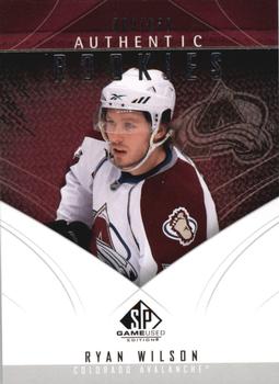2009-10 SP Game Used #118 Ryan Wilson Front